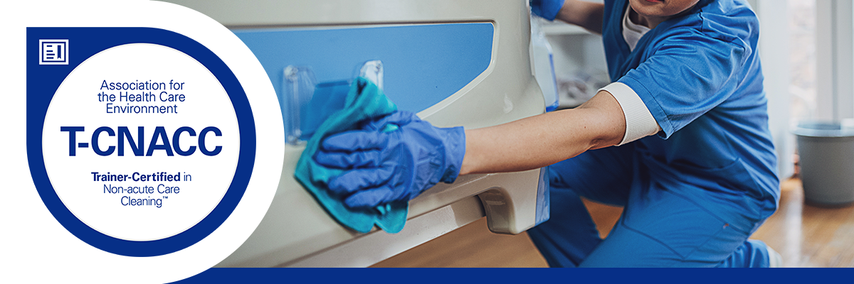 Someone Wiping a hospital bed with fiber cloth.