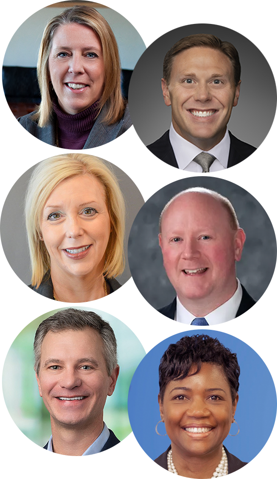 Michelle Hood, Bill Gassen, Susan Doherty, Brent Burkley, Jameson Smith, Lynda Stanley