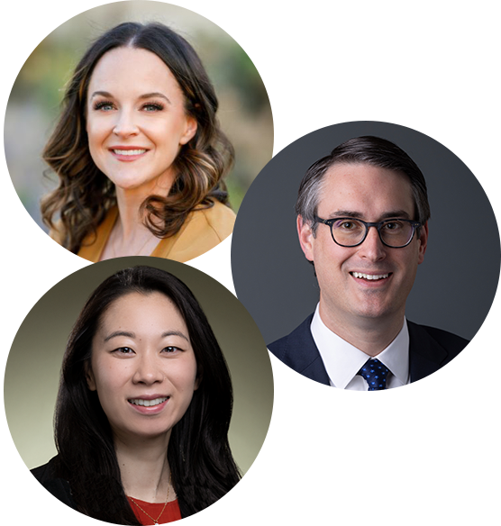 Aimee Kuhlman, Travis Robey, Shannon Wu